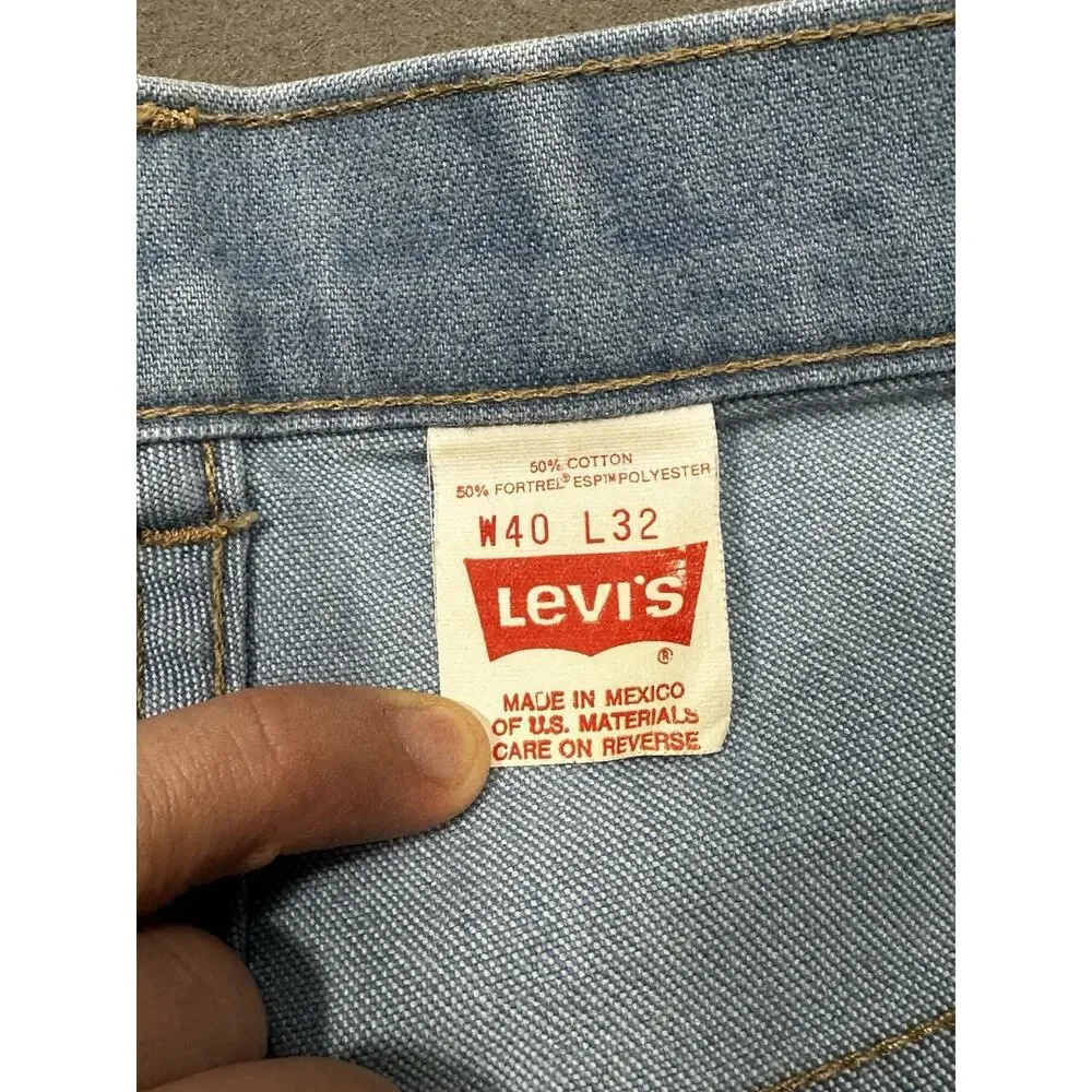 Levi’s Vintage Orange Tab Jeans Mens 40X32 (Measured 38X31) Light Wash